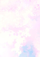 Fototapeta na wymiar 幻想的なピンクと紫の水彩テクスチャ背景