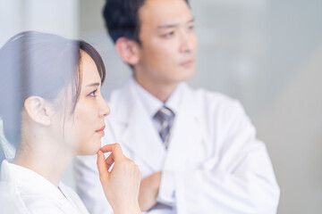 医師　2人　ポートレート