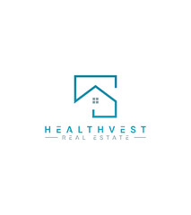 Real estate creative modern vector logo template