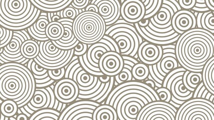 Abstract seamless background, wallpaper with spiral and circle shape. vector illustration