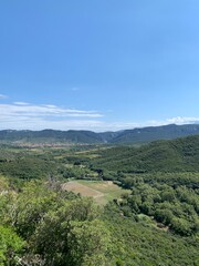 Naklejka premium view from the hill