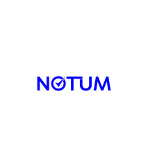 Notum creative modern vector logo template
