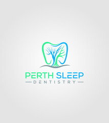 Dental modern creative vector logo template