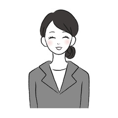 スーツ姿の女性