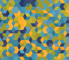 Abstract Seamless Checkerboard Pattern Background, Bricks