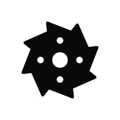 Saw blade icon