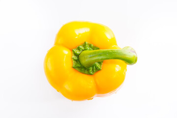 Close up Sweet Pepper on white