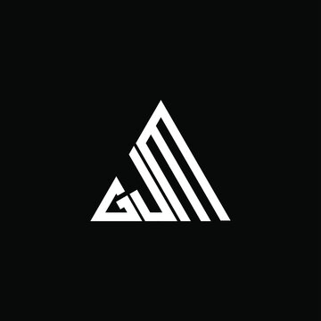 G J M letter logo abstract creative design. G J M unique design