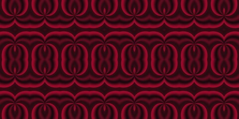 red Valentine heart pattern seamless design. abstract romantic