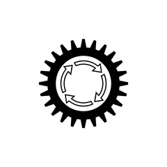 System update icon isolated on white background