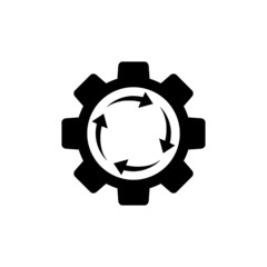 System update icon isolated on white background