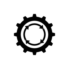 System update icon isolated on white background