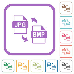 JPG BMP file conversion simple icons