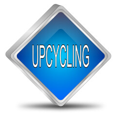 Upcycling Button - 3D illustration