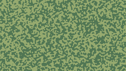 Green camouflage background. Abstract vector backdrop illustration.