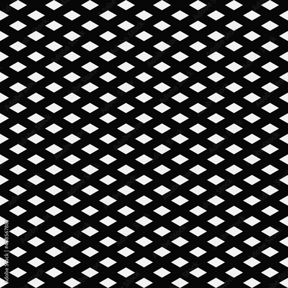 Poster diagonal mesh pattern. vector seamless decoratice black grid.