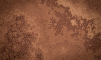 Abstract brown wall background. Weathered soil.