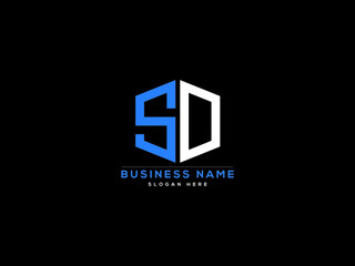 Letter SD Logo, creative sd logo icon vector for business