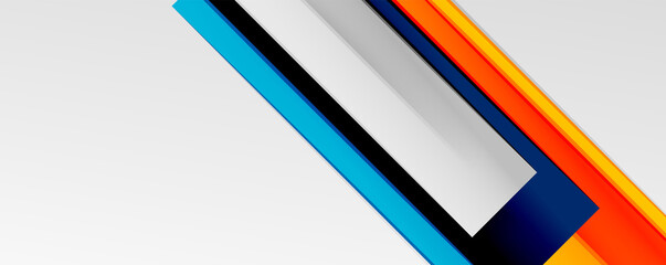 Color abstract lines trendy geometric background for business or technology presentation, internet poster or web brochure cover, wallpaper