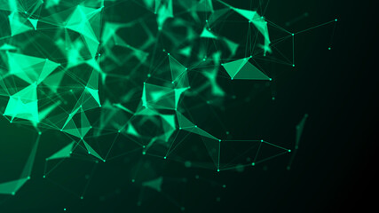 Technology background. Big data. Digital ilustration. 3D rendering.