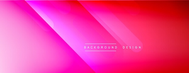 Dynamic lines abstract background. 3D shadow effects and fluid gradients. Modern overlapping forms