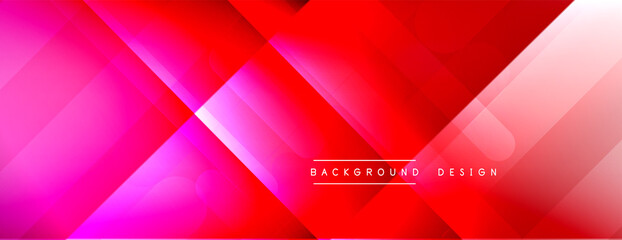 Dynamic lines abstract background. 3D shadow effects and fluid gradients. Modern overlapping forms