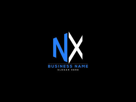 Letter NX Logo, creative nx logo icon vector for business