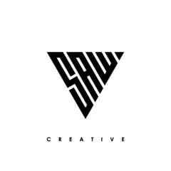 SAW Letter Initial Logo Design Template Vector Illustration