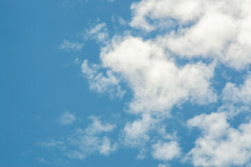 sky and white clouds background