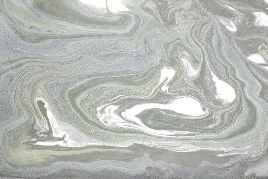 Grey plaster liquid texture. Abstract background.