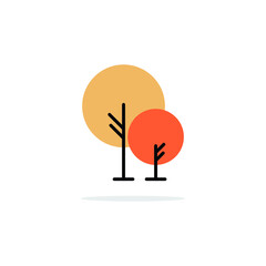 tree with heart icon logo