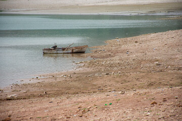 Obraz premium boat on the river