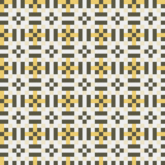 Abstract Cross Pattern generative computational art illustration