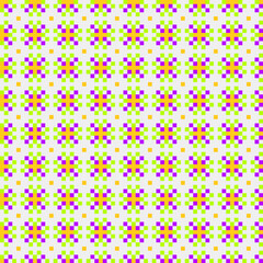 Abstract Cross Pattern generative computational art illustration