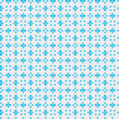 Abstract Cross Pattern generative computational art illustration