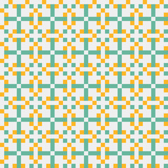 Abstract Cross Pattern generative computational art illustration