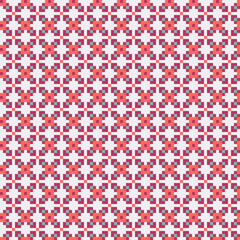 Abstract Cross Pattern generative computational art illustration
