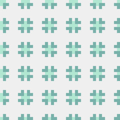 Abstract Cross Pattern generative computational art illustration