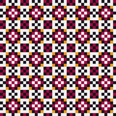 Abstract Cross Pattern generative computational art illustration