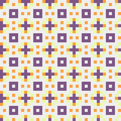 Abstract Cross Pattern generative computational art illustration