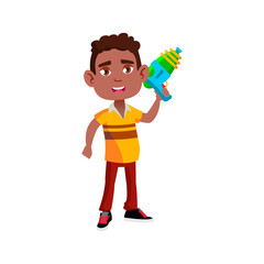 smiling asian boy play laser tag with friends cartoon vector. smiling asian boy play laser tag with friends character. isolated flat cartoon illustration