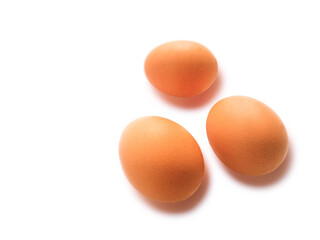 Set of egg isolated stock photo