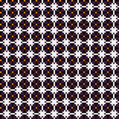Abstract Cross Pattern generative computational art illustration