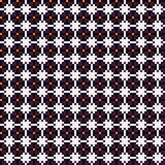 Abstract Cross Pattern generative computational art illustration