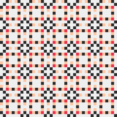 Abstract Cross Pattern generative computational art illustration