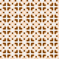 Abstract Cross Pattern generative computational art illustration