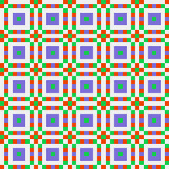 Abstract Cross Pattern generative computational art illustration