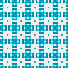 Abstract Cross Pattern generative computational art illustration