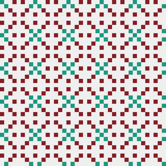 Fototapeta premium Abstract Cross Pattern generative computational art illustration