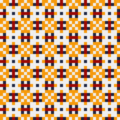 Abstract Cross Pattern generative computational art illustration